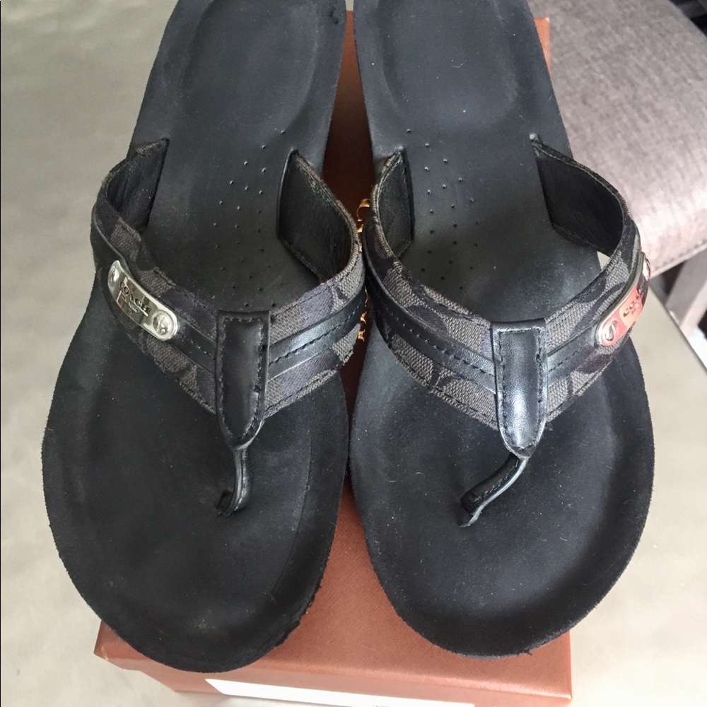 Coach Wedge Flip Flop